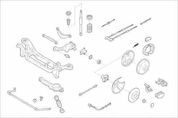  FORD-10041-R Подвеска колеса FORD10041R: Отличная цена - Купить в Польше на 2407.PL!