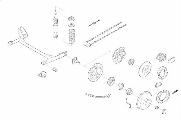  FORD-12384-R Подвеска колеса FORD12384R: Отличная цена - Купить в Польше на 2407.PL!