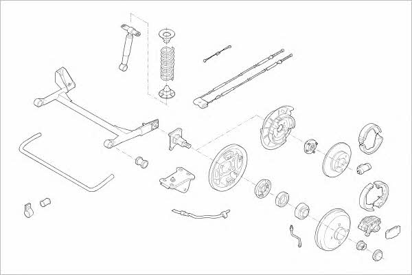  FORD-12399-R Підвіска колеса FORD12399R: Приваблива ціна - Купити у Польщі на 2407.PL!