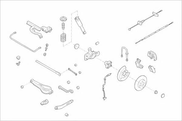  FORD-03918-R Подвеска колеса FORD03918R: Отличная цена - Купить в Польше на 2407.PL!