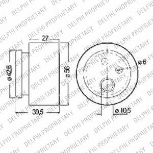 Delphi KDB163 Timing Belt Kit KDB163: Buy near me in Poland at 2407.PL - Good price!