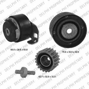 Delphi KDB193 Timing Belt Kit KDB193: Buy near me in Poland at 2407.PL - Good price!