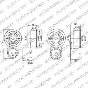 Delphi KDB275 Комплект ремня ГРМ KDB275: Отличная цена - Купить в Польше на 2407.PL!