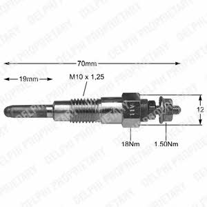 Delphi HDS239 Glow plug HDS239: Buy near me in Poland at 2407.PL - Good price!