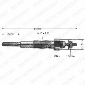 Delphi HDS241 Glow plug HDS241: Buy near me in Poland at 2407.PL - Good price!