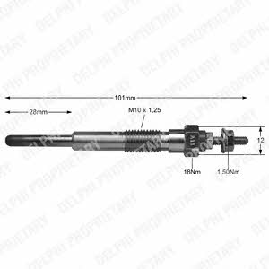 Delphi HDS242 Glow plug HDS242: Buy near me in Poland at 2407.PL - Good price!