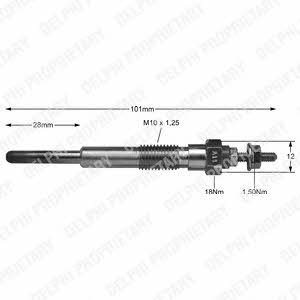 Delphi HDS275 Glow plug HDS275: Buy near me in Poland at 2407.PL - Good price!