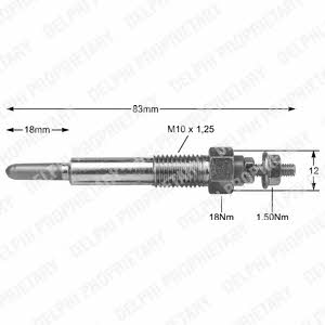 Delphi HDS338 Glow plug HDS338: Buy near me in Poland at 2407.PL - Good price!