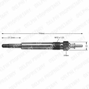 Delphi HDS354 Glow plug HDS354: Buy near me in Poland at 2407.PL - Good price!