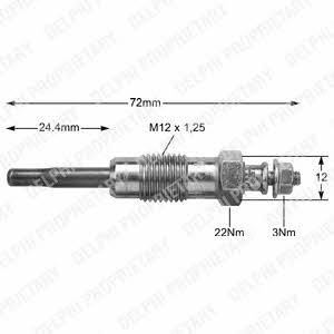 Delphi HDS356 Glow plug HDS356: Buy near me in Poland at 2407.PL - Good price!