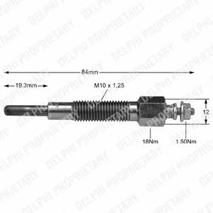 Delphi HDS358 Glow plug HDS358: Buy near me in Poland at 2407.PL - Good price!