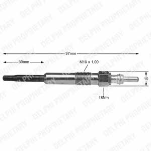 Delphi HDS361 Glow plug HDS361: Buy near me at 2407.PL in Poland at an Affordable price!