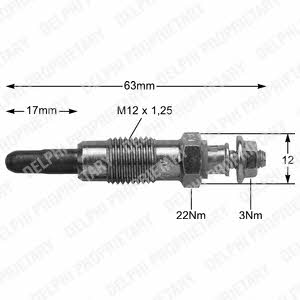Delphi HDS362 Glow plug HDS362: Buy near me in Poland at 2407.PL - Good price!