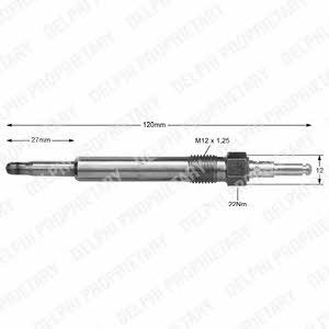 Delphi HDS363 Glow plug HDS363: Buy near me in Poland at 2407.PL - Good price!