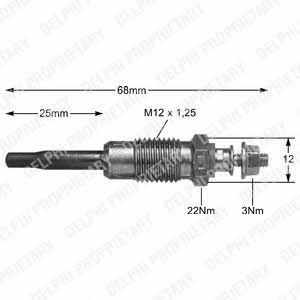 Delphi HDS366 Glow plug HDS366: Buy near me in Poland at 2407.PL - Good price!