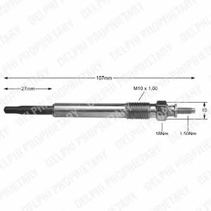 Delphi HDS367 Glow plug HDS367: Buy near me in Poland at 2407.PL - Good price!