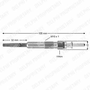 Delphi HDS372 Glow plug HDS372: Buy near me in Poland at 2407.PL - Good price!