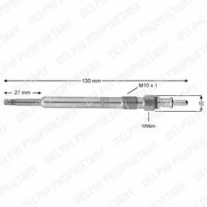 Delphi HDS377 Glow plug HDS377: Buy near me in Poland at 2407.PL - Good price!