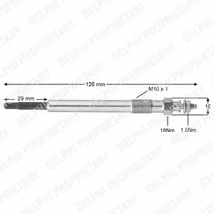 Delphi HDS386 Glow plug HDS386: Buy near me in Poland at 2407.PL - Good price!