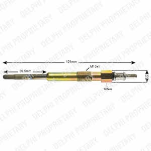 Delphi HDS387 Glow plug HDS387: Buy near me in Poland at 2407.PL - Good price!
