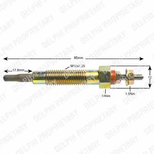 Delphi HDS391 Glow plug HDS391: Buy near me in Poland at 2407.PL - Good price!