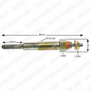 Delphi HDS394 Glow plug HDS394: Buy near me in Poland at 2407.PL - Good price!