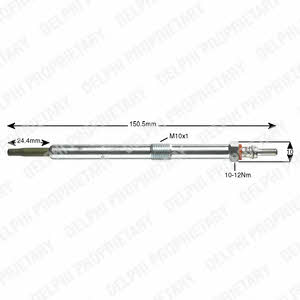 Delphi HDS396 Glow plug HDS396: Buy near me in Poland at 2407.PL - Good price!