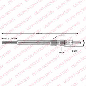 Delphi HDS408 Glow plug HDS408: Buy near me in Poland at 2407.PL - Good price!
