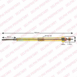 Delphi HDS410 Glow plug HDS410: Buy near me in Poland at 2407.PL - Good price!