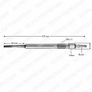 Delphi HDS414 Glow plug HDS414: Buy near me in Poland at 2407.PL - Good price!