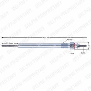 Delphi HDS420 Glow plug HDS420: Buy near me in Poland at 2407.PL - Good price!