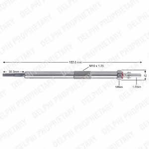 Delphi HDS421 Glow plug HDS421: Buy near me in Poland at 2407.PL - Good price!