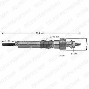 Delphi HDS422 Glow plug HDS422: Buy near me in Poland at 2407.PL - Good price!