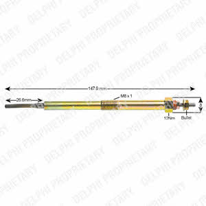 Delphi HDS423 Glow plug HDS423: Buy near me in Poland at 2407.PL - Good price!