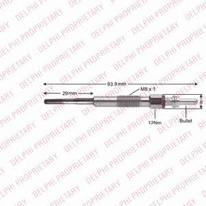 Delphi HDS426 Glow plug HDS426: Buy near me at 2407.PL in Poland at an Affordable price!
