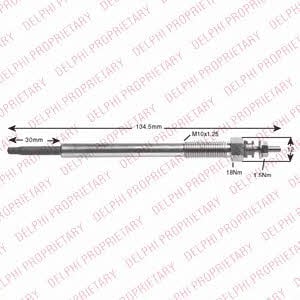 Delphi HDS427 Glow plug HDS427: Buy near me in Poland at 2407.PL - Good price!
