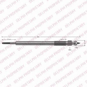 Delphi HDS429 Glow plug HDS429: Buy near me in Poland at 2407.PL - Good price!