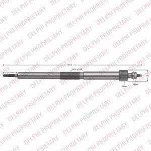 Delphi HDS433 Glow plug HDS433: Buy near me at 2407.PL in Poland at an Affordable price!