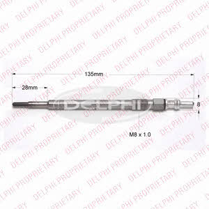 Delphi HDS455 Glow plug HDS455: Buy near me in Poland at 2407.PL - Good price!