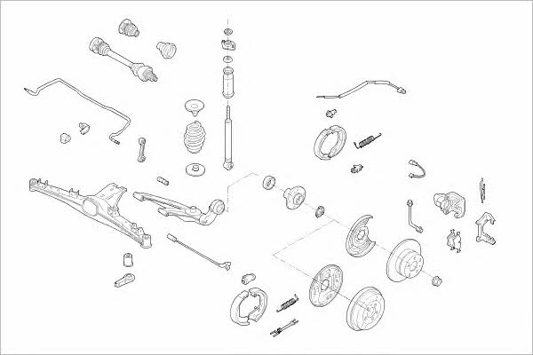  BMW-03811-R Подвеска колеса BMW03811R: Отличная цена - Купить в Польше на 2407.PL!