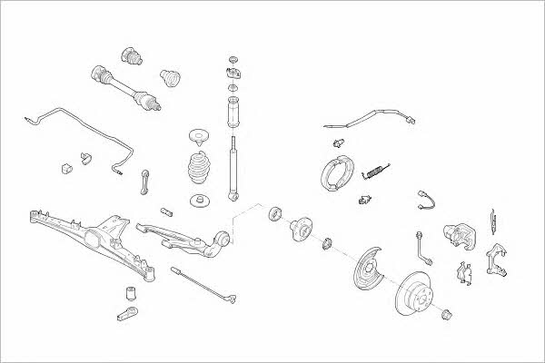  BMW-03825-R Подвеска колеса BMW03825R: Отличная цена - Купить в Польше на 2407.PL!