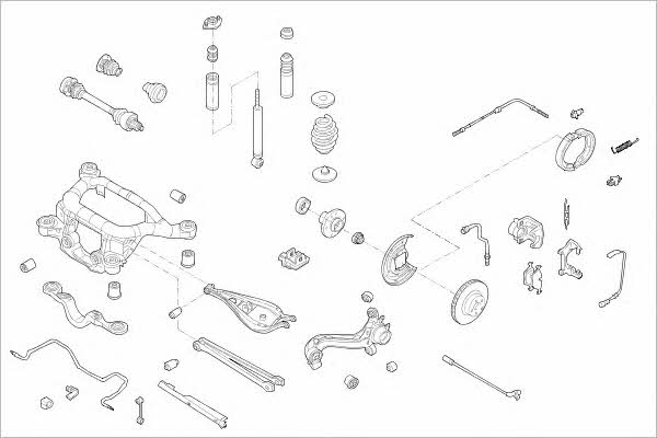  BMW-11042-R Wheel suspension BMW11042R: Buy near me in Poland at 2407.PL - Good price!