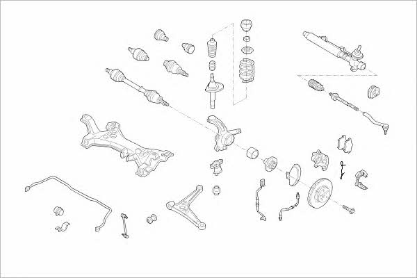  VW-05723-F Подвеска колеса VW05723F: Отличная цена - Купить в Польше на 2407.PL!