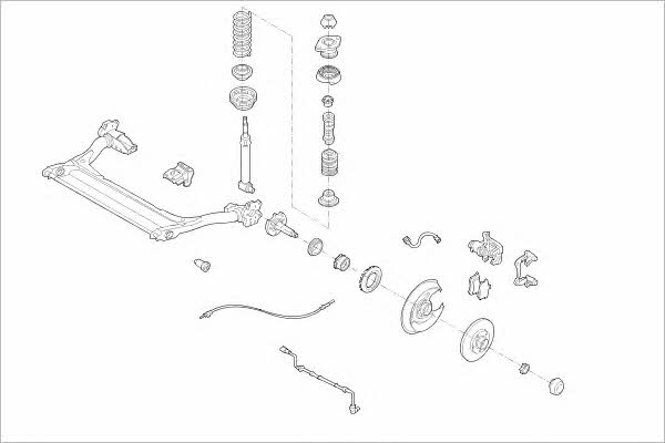 Delphi AUDI-11349-R Підвіска колеса AUDI11349R: Купити у Польщі - Добра ціна на 2407.PL!