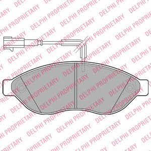 Delphi Brake Pad Set, disc brake – price 185 PLN
