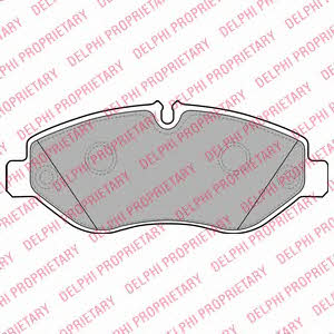 Delphi Brake Pad Set, disc brake – price 142 PLN