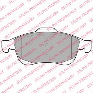 Delphi Brake Pad Set, disc brake – price 120 PLN