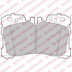 Delphi LP2213 Brake Pad Set, disc brake LP2213: Buy near me in Poland at 2407.PL - Good price!