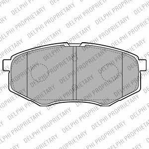 Delphi LP2227 Тормозные колодки дисковые, комплект LP2227: Отличная цена - Купить в Польше на 2407.PL!