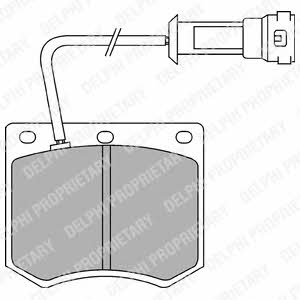 Delphi LP241 Brake Pad Set, disc brake LP241: Buy near me in Poland at 2407.PL - Good price!